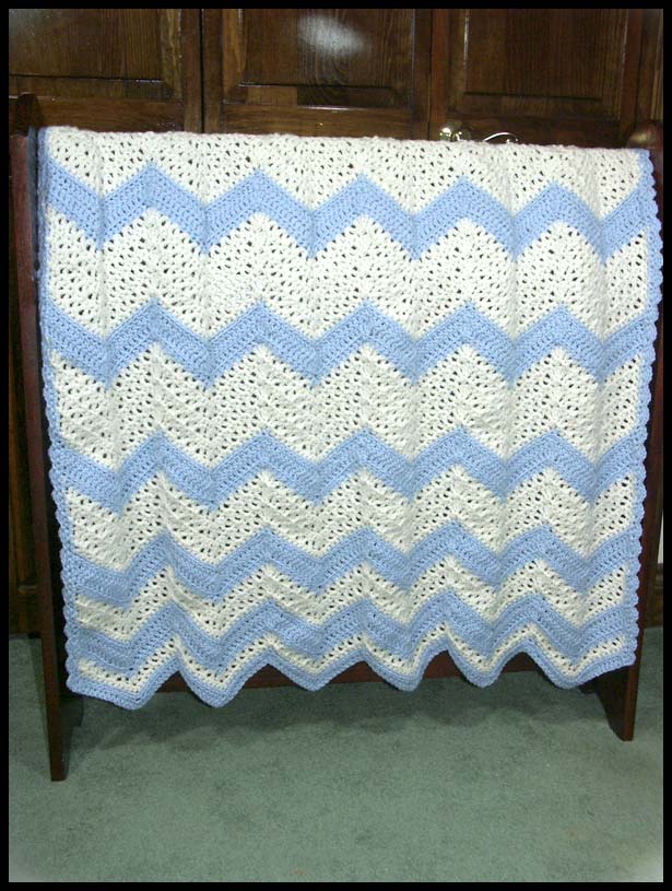 Lacy Waves Baby Afghan (click to see closeup)