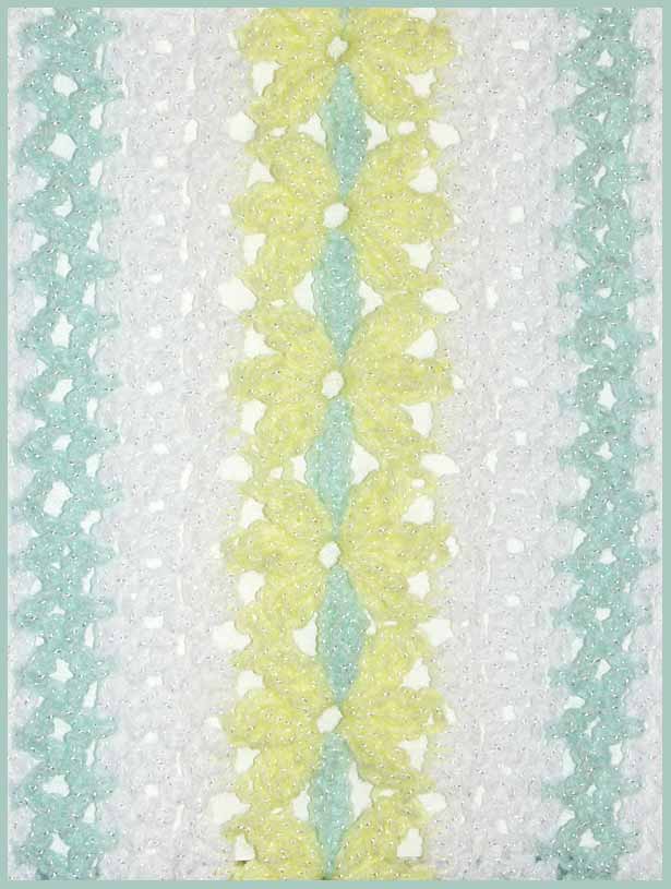 Daisies for Baby Baby Afghan Closeup (click to go back)