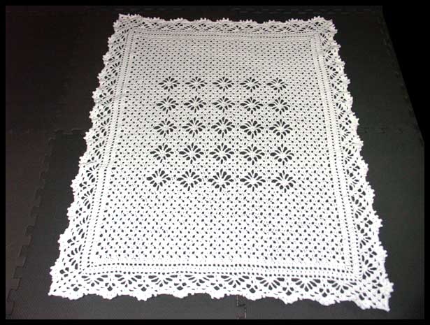 Lacy Treasure Baby Blanket (click to see more photos)