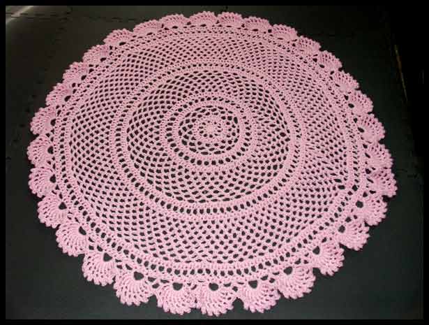 Ring Around the Rosie Mandala Blanket (click to see more photos)