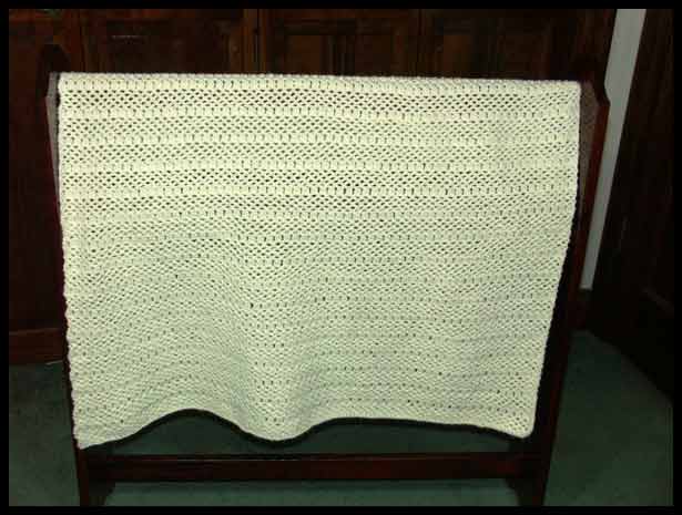 Elegant Baby Blanket (click to see more photos)