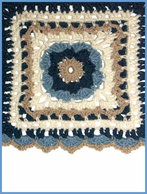 Colonial Afghan Closeup (click to go back)
