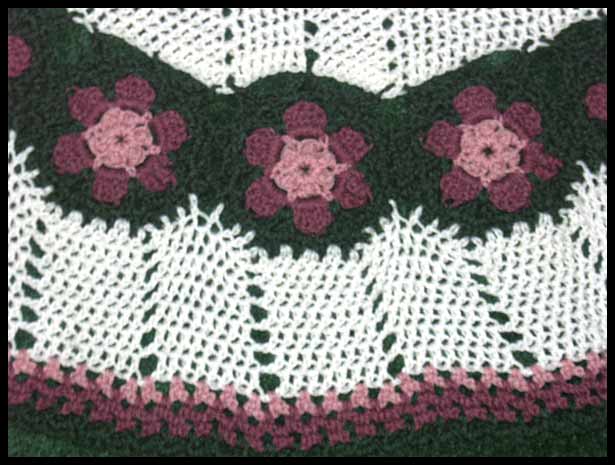 Floral Hexagon Edge Closeup (click to go back)