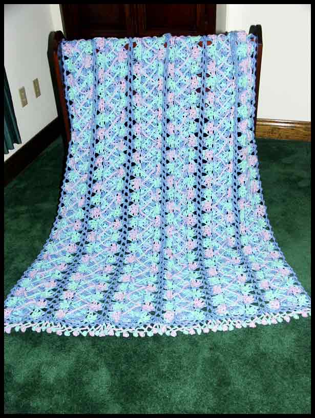 Misty Moors Reversible Afghan (click to see closeup)