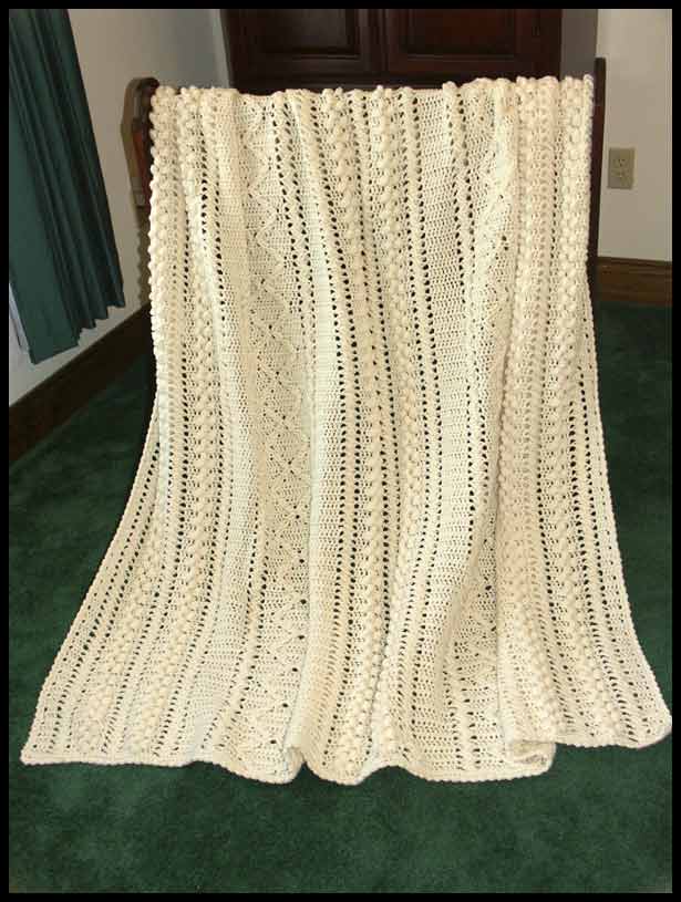 Fisherman Style Afghan (click to see closeup 1)