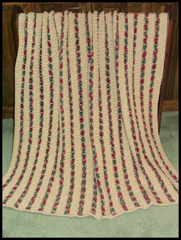 Victorian Christmas Afghan (click to see closeup)