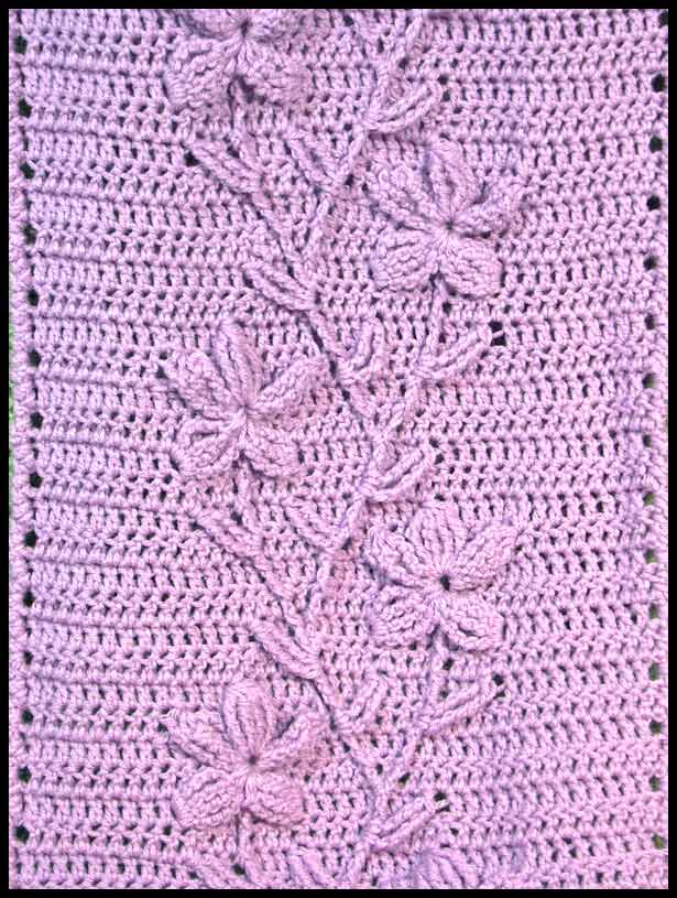 Floral Cascade Flower Panel (click to go back)
