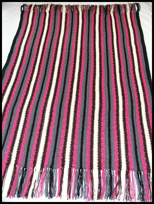 Textured Stripes Throw (click to go back)