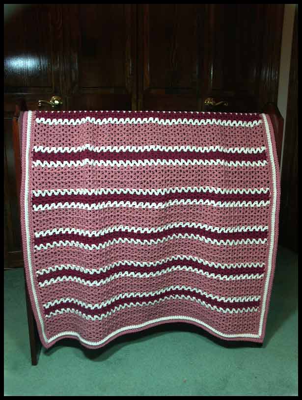 V-Stitch Lap Blanket (click to see more images)