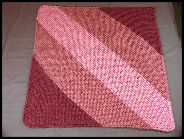 Bias Knit Throw (click to see more images)