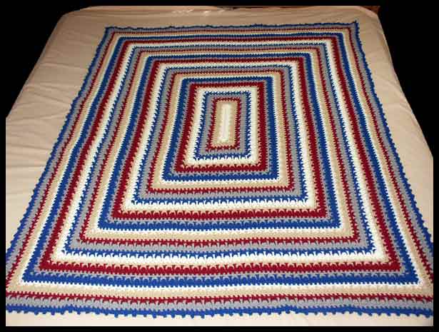 Social Textures Rectangular Afghan (click to see more images)