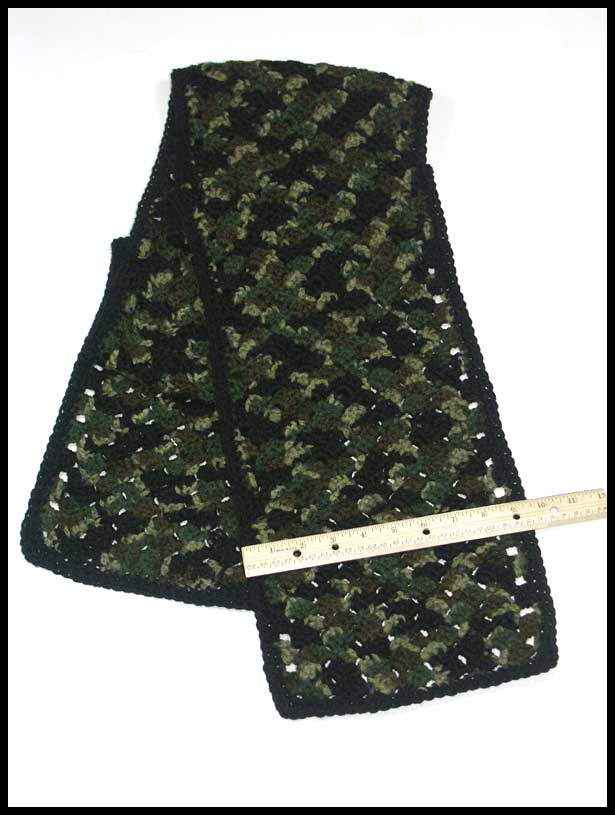 Camouflage Scarf 2 with Ruler (click to go back)