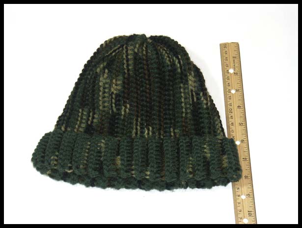 Reversible Camouflage Hat with Ruler (click to go back)