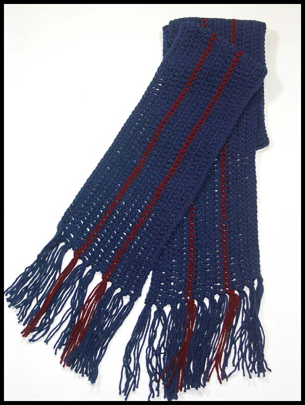 Angled Striped Scarf (click to see closeup)