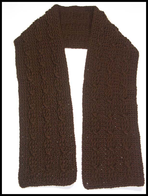Twisted Cable Scarf II (click to see closeup)