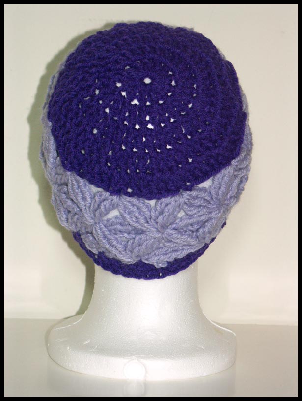 Flower Hat Back View (click to go back)