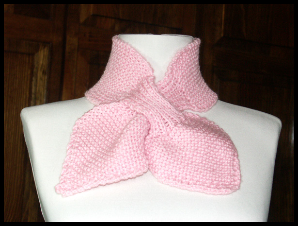 Bow Knot Scarf Baby Pink