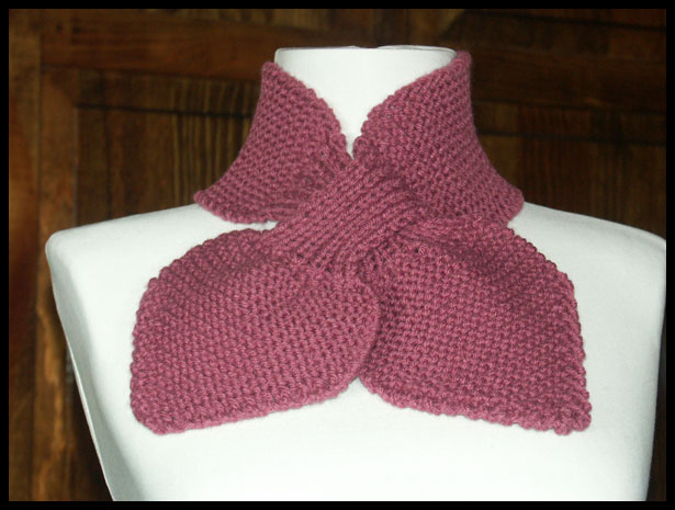Bow Knot Scarf Country Rose