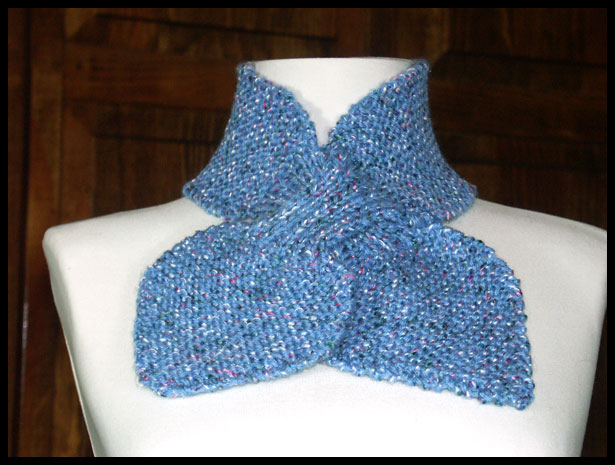 Bow Knot Scarf Light Periwinkle (Fiesta)