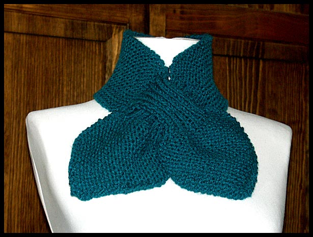 Bow Knot Scarf - Real Teal