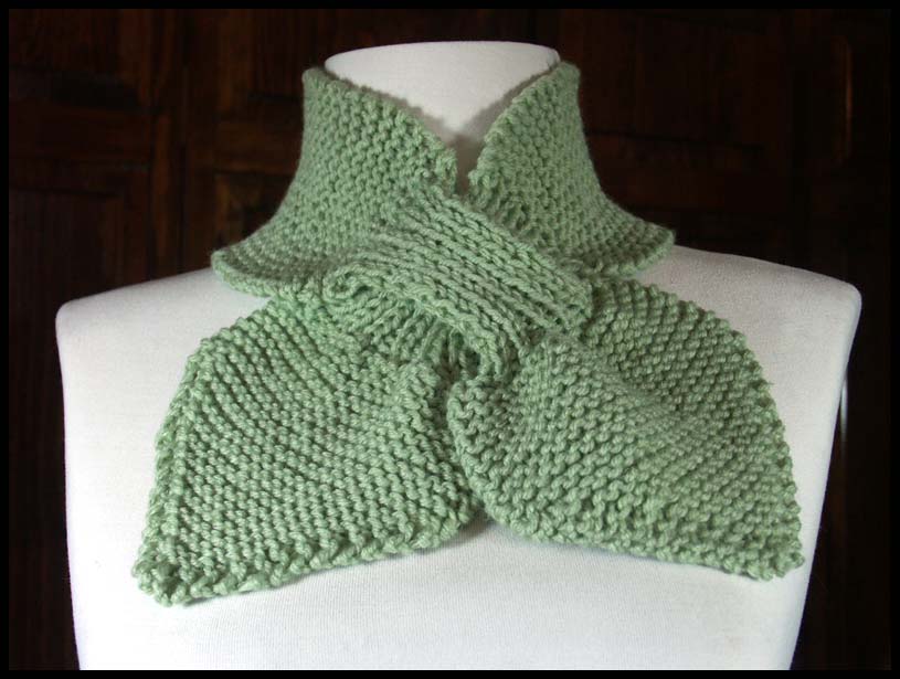 Bow Knot Scarf - Frosty Green