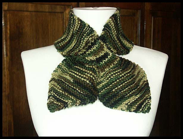 Bow Knot Scarf - Camouflage