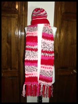 Double Knit Scarf & Hat
