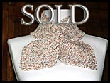 Bow Knot Scarf - Soft White Fiesta