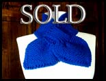 Bow Knot Scarf - Royal Blue