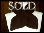 Bow Knot Scarf - Coffee