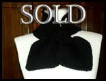 Bow Knot Scarf - Black