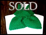 Bow Knot Scarf - Green
