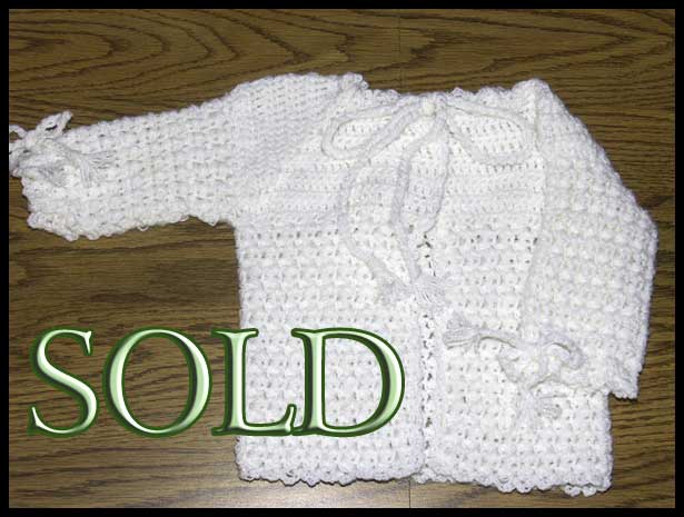 Puff Stitch Baby Sweater (click to see closeup of pattern)