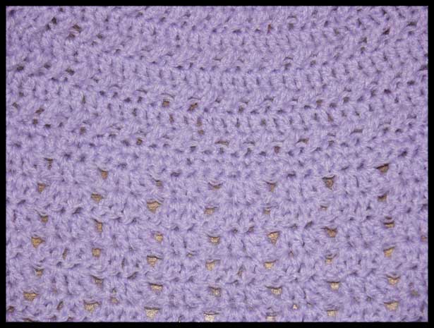 Lavender Shells Sweater Closeup (click to go back)