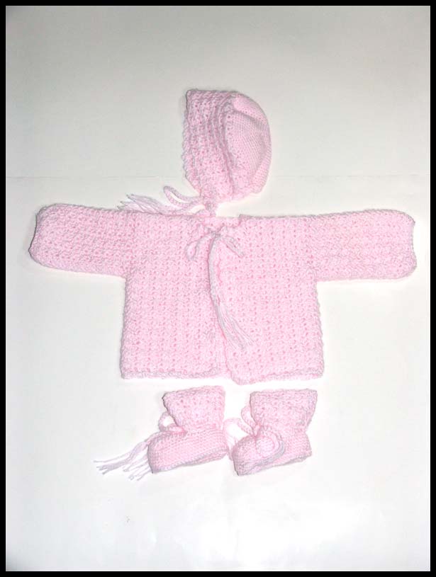 Perfectly Pink Sweater Set (click to see closeup of pattern)