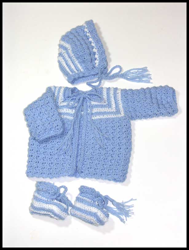 Soft Layette Set (click to see with ruler)