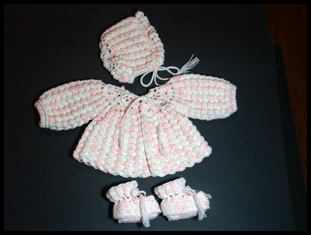 Rose Petals Sweater Set (click to see closeup)