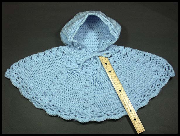 Little Blue Riding Hood Poncho with Ruler (click to go back)