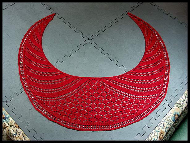 Ruby Jewels Shawlette (click to see more photos and details)