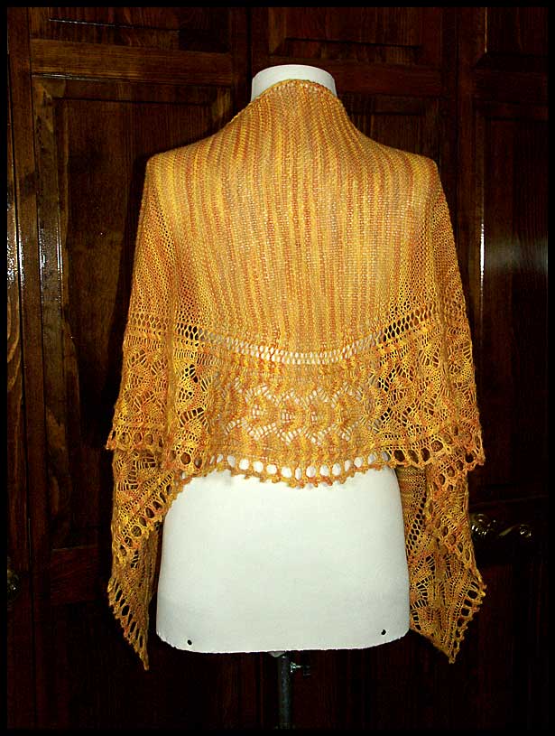 Monarch Butterfly Shawl (click to see more photos and details)
