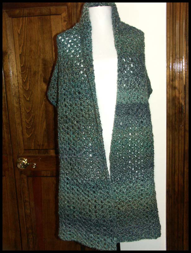 V-Stitch Shawl (click to see wrapped)