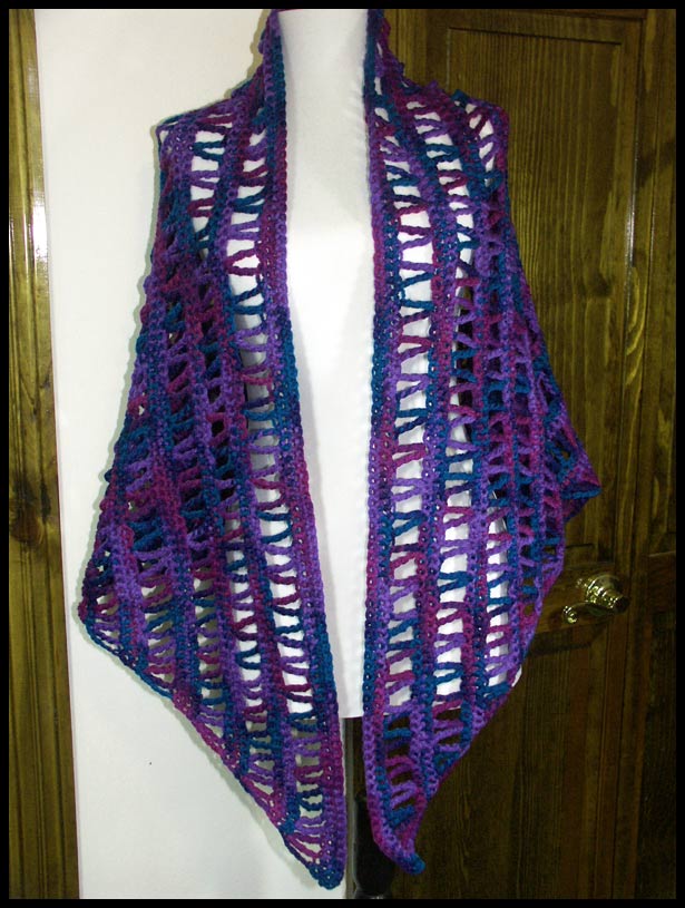 Jeweltone Shawl (click to see back)