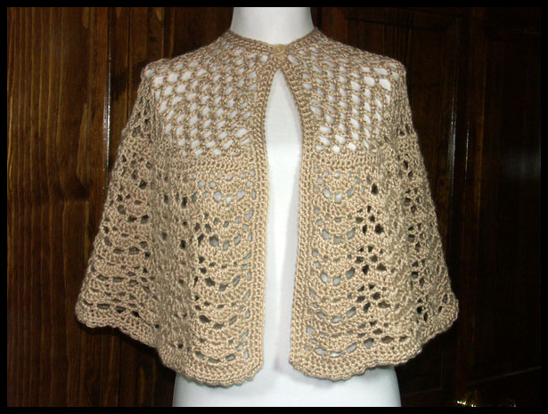 Glittering Capelet (click to see back)